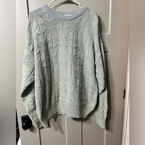 L.L.Bean Men's Heritage Norwegian Crewneck sweater 💯 Cotton knit vintage